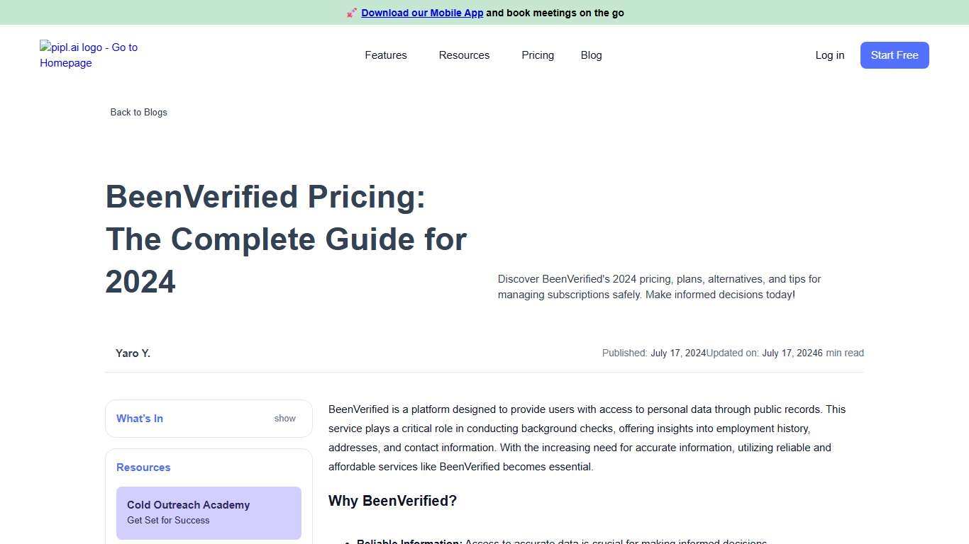 BeenVerified Pricing: The Complete Guide for 2024